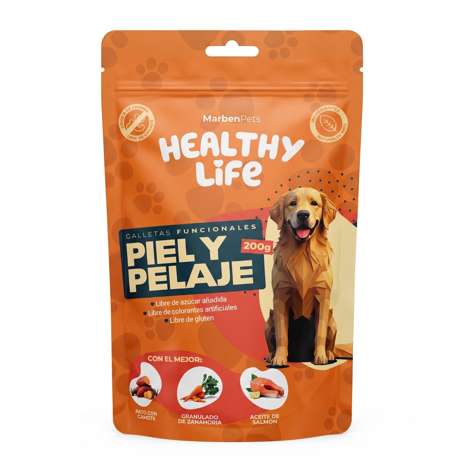 Galletas Funcionales Healthy Life Piel y Pelaje 200g