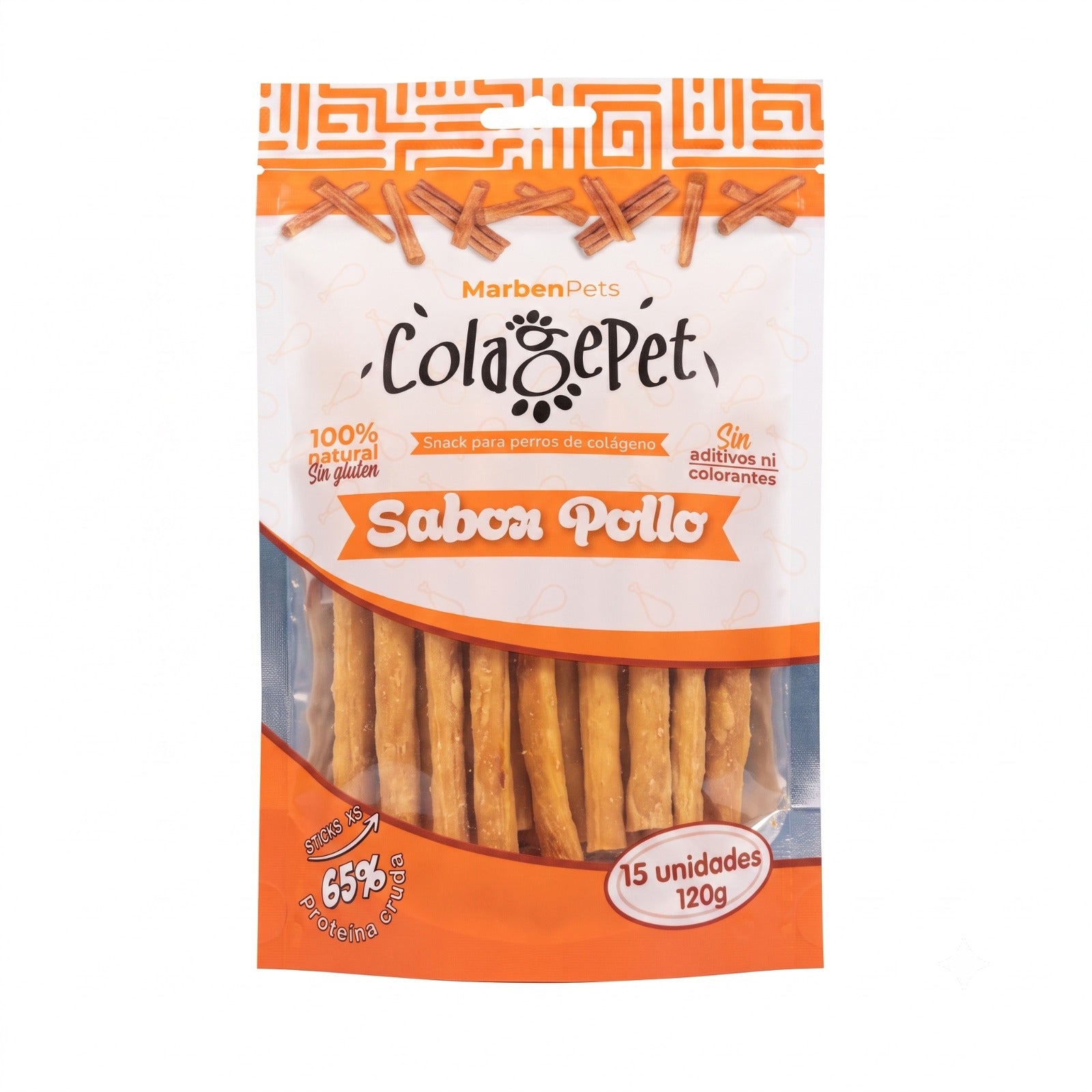 Snack de Colágeno Sabor Pollo ColagePet XS 15 Unidades